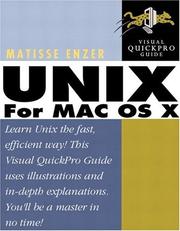 Cover of: Unix for Mac OS X | Matisse Enzer
