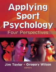 Cover of: Applying Sport Psychology: Four Perspectives