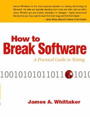 Cover of: How to break software
