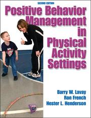 Cover of: Positive Behavior Management in Physical Activity Settings, Second Edition | Barry W. Lavay