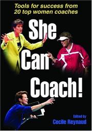 Cover of: She Can Coach! by Cecile Reynaud