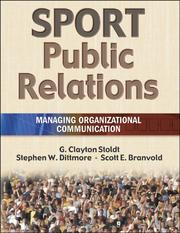 Cover of: Sport public relations by G. Clayton Stoldt