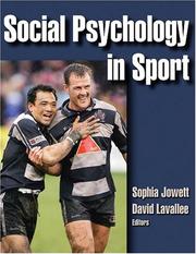 Cover of: Social Psychology in Sport