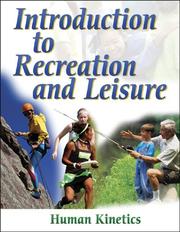Cover of: Introduction to recreation and leisure.