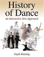 Cover of: History of Dance by Gayle Kassing