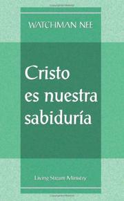 Cover of: Cristo es nuestra sabidura (1 Pamphlet)