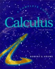 Cover of: Calculus Complete Course by Robert A. Adams