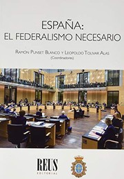 Cover of: España: el federalismo necesario