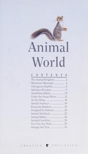 Cover of: Animal World (It's a Fact)