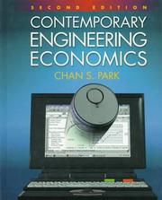 Cover of: Contemporary engineering economics by Chan S. Park