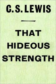Cover of: That Hideous Strength by C.S. Lewis