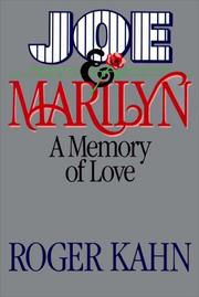 Cover of: Joe & Marilyn by Roger Kahn
