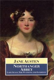 Cover of: Northanger Abbey by 