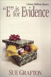 Cover of: "E" Is For Evidence by Sue Grafton