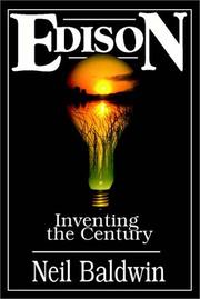 Cover of: Edison by Neil Baldwin