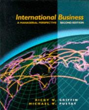 Cover of: International business: a managerial perspective