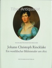 Cover of: Johann Christoph Rincklake by Hildegard Westhoff-Krummacher