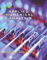 Cover of: Applied numerical analysis