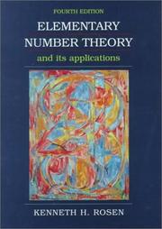 Elementary Number Theory and Its Applications by Kenneth H. Rosen
