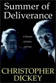 Cover of: Summer Of Deliverance by Christopher Dickey