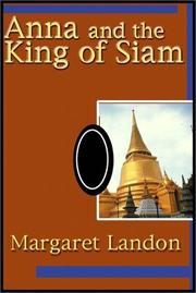 Cover of: Anna And The King Of Siam by 