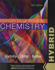 Cover of: Principles of Modern Chemistry, Hybrid (with MindLink for OWLv2, 4 Terms (24 Months) Printed Access Card)