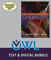Cover of: Bundle: Principles of Modern Chemistry, Loose-Leaf Version, 8th + OWLv2, 1 Term  Printed Access Card
