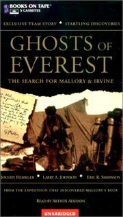 Cover of: Ghosts of Everest by 