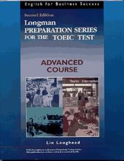 Cover of: Longman preparation series for the TOEIC test. by Lin Lougheed