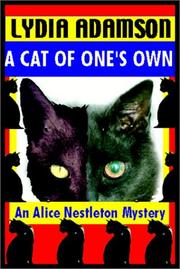 Cover of: A Cat Of One's Own by Lydia Adamson