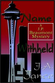 Cover of: Name Withheld by J. A. Jance