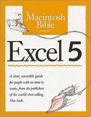 Cover of: The Macintosh bible guide to Excel 5