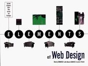 Cover of: Elements of Web design by Darcy DiNucci