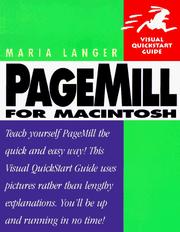 Cover of: PageMill for MacIntosh