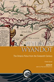 Cover of: Petun to Wyandot: The Ontario Petun from the Sixteenth Century