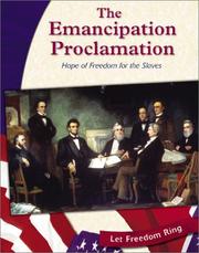 Cover of: Emancipation Proclamation: hope of freedom for the slaves