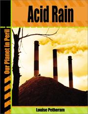 Cover of: Acid rain by Louise Petheram