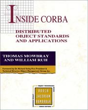 Cover of: Inside CORBA: distributed object standards and applications