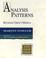 Cover of: Analysis Patterns