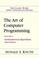 Cover of: The  art of computer programming