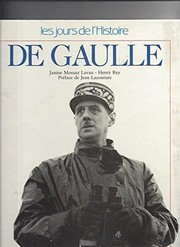 Cover of: De Gaulle by Janine Mossuz-Lavau