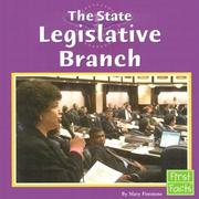 Cover of: The State Legislative Branch by 