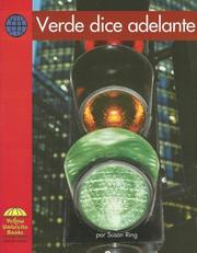 Cover of: Verde Dice Adelante/ Green Means Go