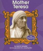 Cover of: Mother Teresa (First Biographies) by Lola M. Schaefer
