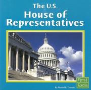 Cover of: The U.s. House of Representatives (First Facts: Our Government)