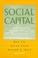 Cover of: Social Capital