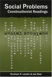 Cover of: Social Problems: Constructionist Readings (Chicago Guides to Writing, Editing, and Publishing)