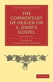 Cover of: Commentary of Origen on S. John's Gospel 2 Volume Set