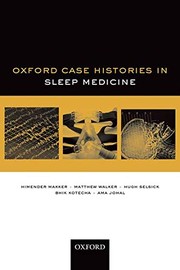 Cover of: Oxford Case Histories in Sleep Medicine