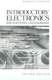 Cover of: Introductory electronics for scientists and engineers by Robert E. Simpson